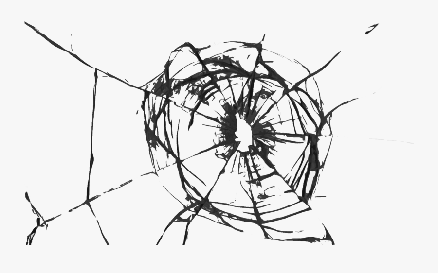 Transparency And Translucency Glass - Broken Screen Transparent, Transparent Clipart