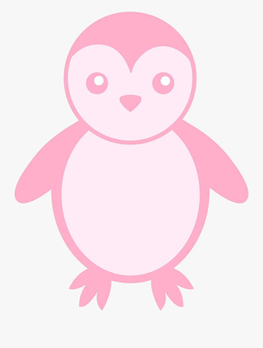Pink Baby Penguin - Love You My Sweetie Pie, Transparent Clipart