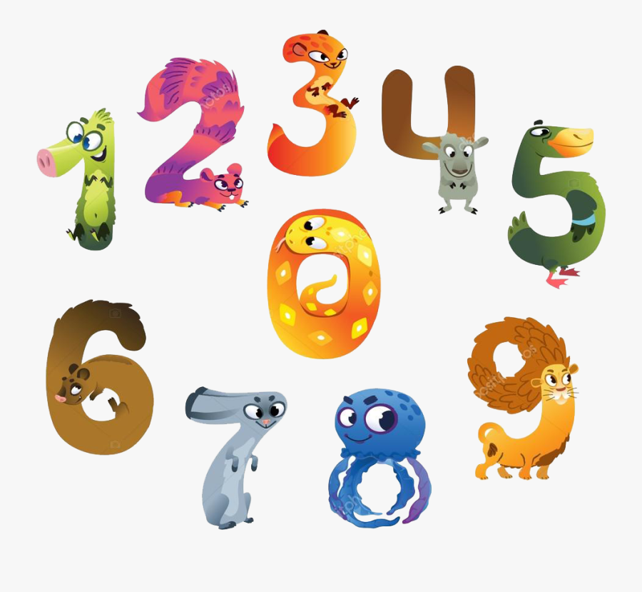 Numbers Png Transparent Image - Children Numbers, Transparent Clipart
