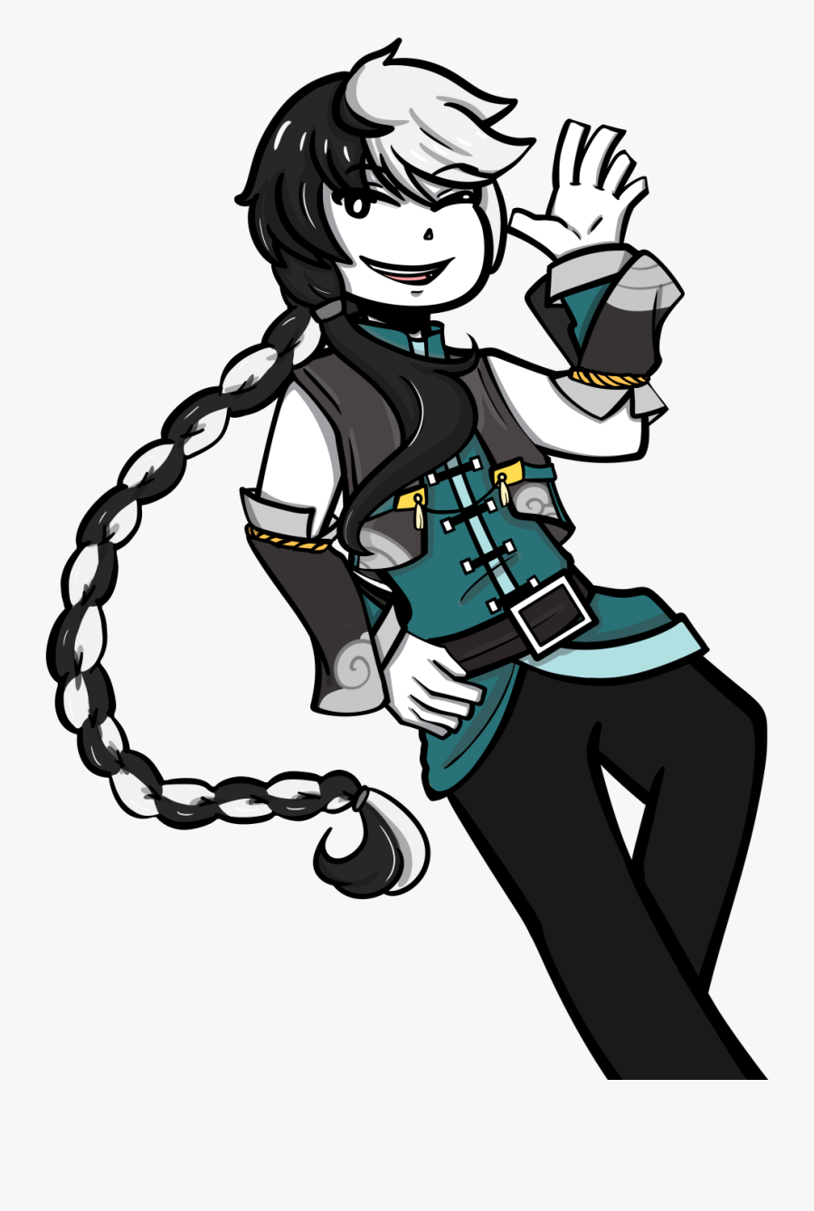 Here Ya Go Buddy, Heres A Cute Drummer Boy - Cartoon, Transparent Clipart