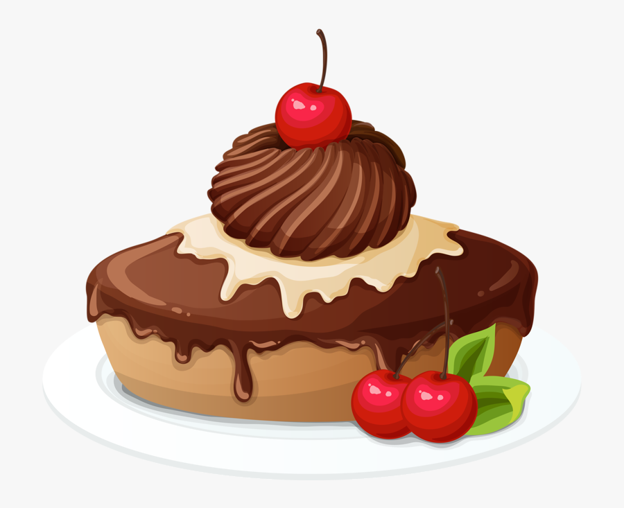 Content Png Food Art - Torta De Chocolate Vetor Png, Transparent Clipart
