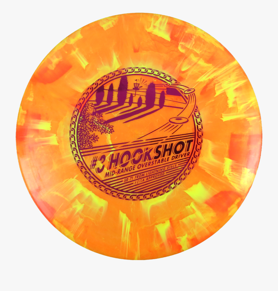 #3 Hookshot Midrange Lightning Disc Golf - Circle, Transparent Clipart
