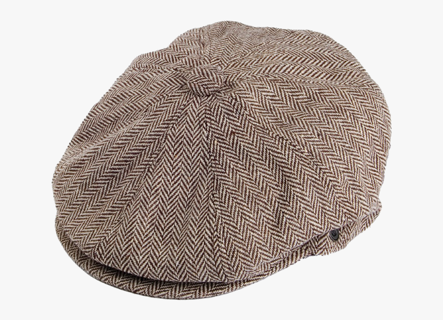 Jaxon Herringbone Newsboy Cap - Flat Cap Transparent Background, Transparent Clipart