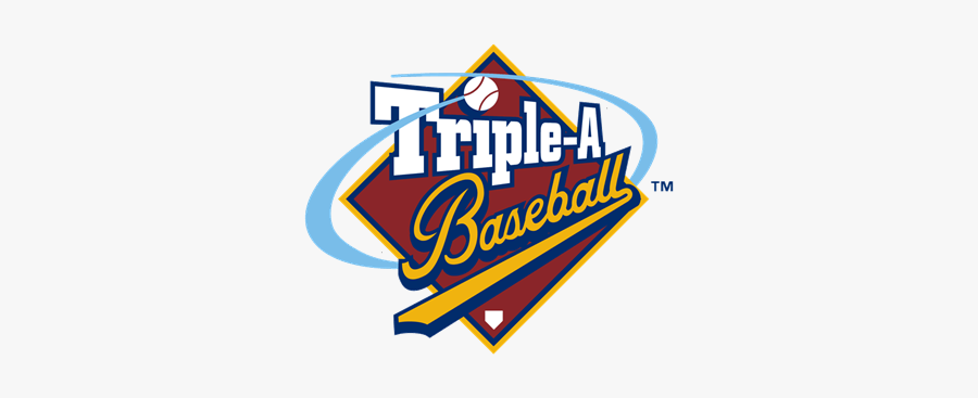 Triple A Baseball Logo, Transparent Clipart