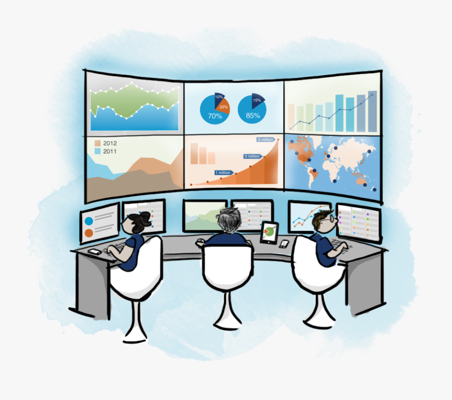 Bid Management Solutions Explained - Command And Control Centre Icon, Transparent Clipart