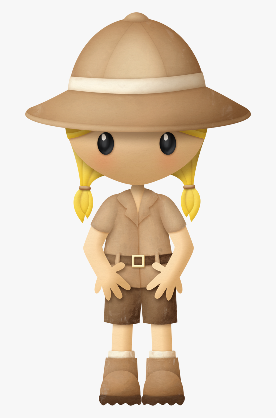 Tourist Guide Clipart Girl, Transparent Clipart