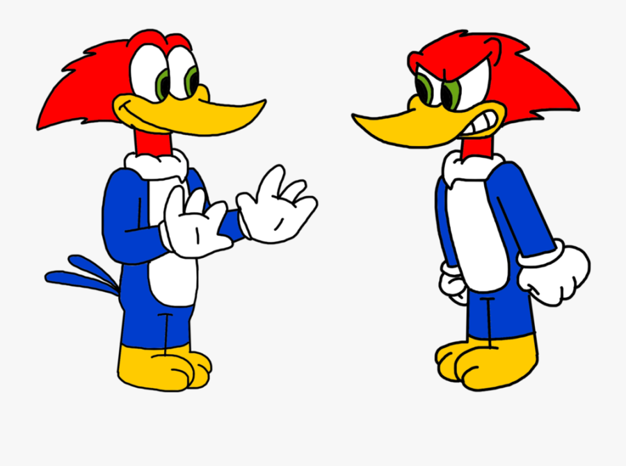 Feet Clipart Woodpecker - Woody Woodpecker Cartoon Gloves, Transparent Clipart