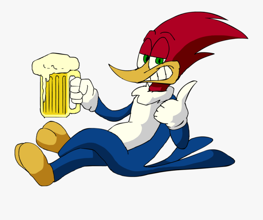 Gambar Kartun Woody Woodpecker Cartoon Pictures - Kartun Woody Woodpecker Racing, Transparent Clipart