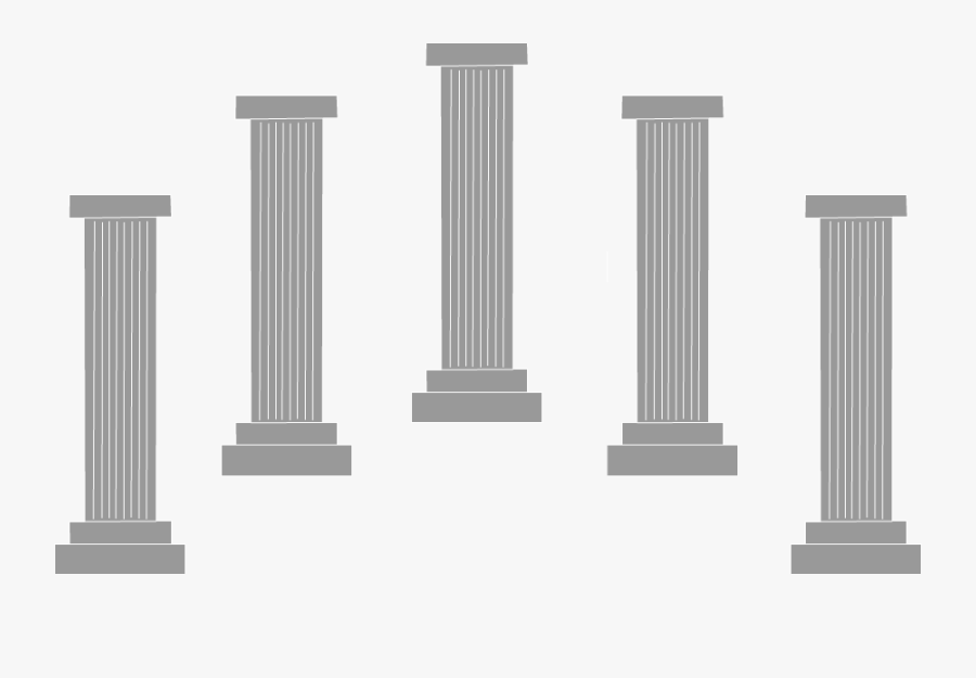 Pi Alpha Phi Clemson - Column, Transparent Clipart