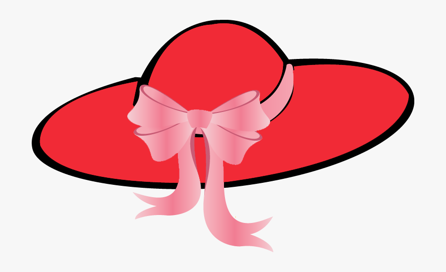Red Hat Ladies Clip Art - Hat Clipart, Transparent Clipart