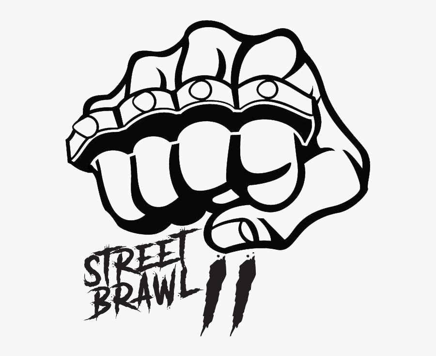 Street Brawl - Fist With Brass Knuckles, Transparent Clipart