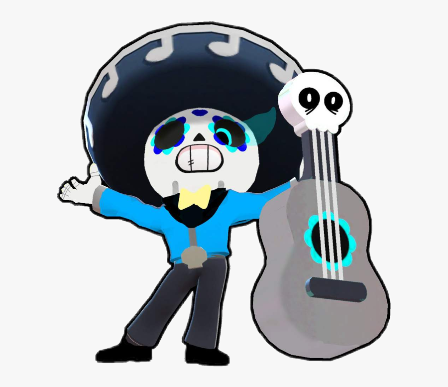 #sans #poco #brawlstars #brawlstar #brawl - Poco Brawl Stars Sans, Transparent Clipart