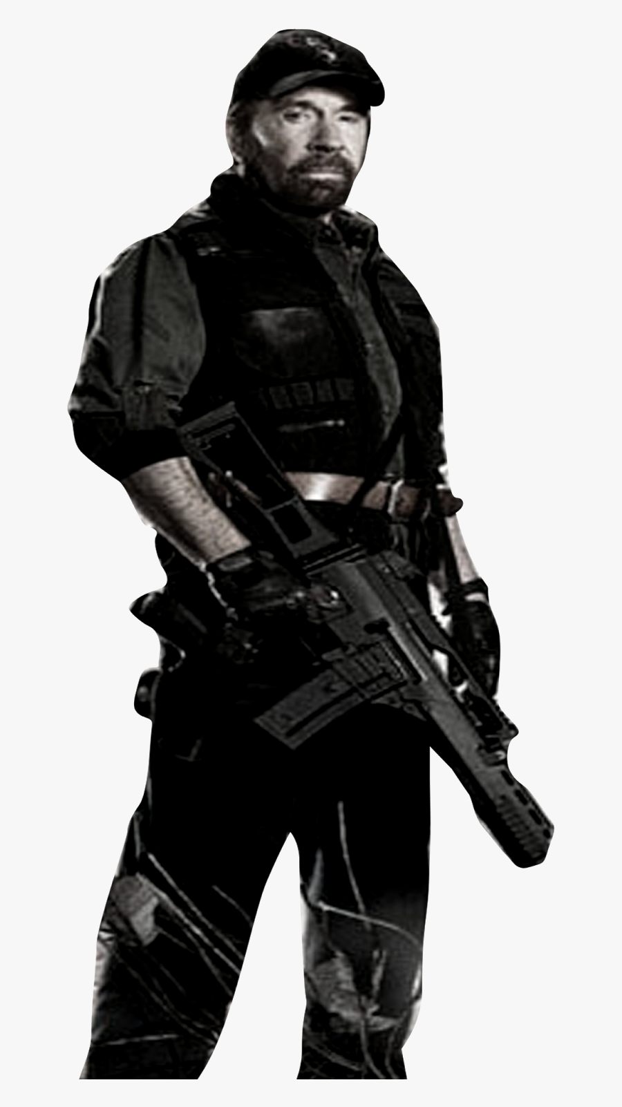 Chuck Norris Png File - Lone Wolf Expendables 2, Transparent Clipart