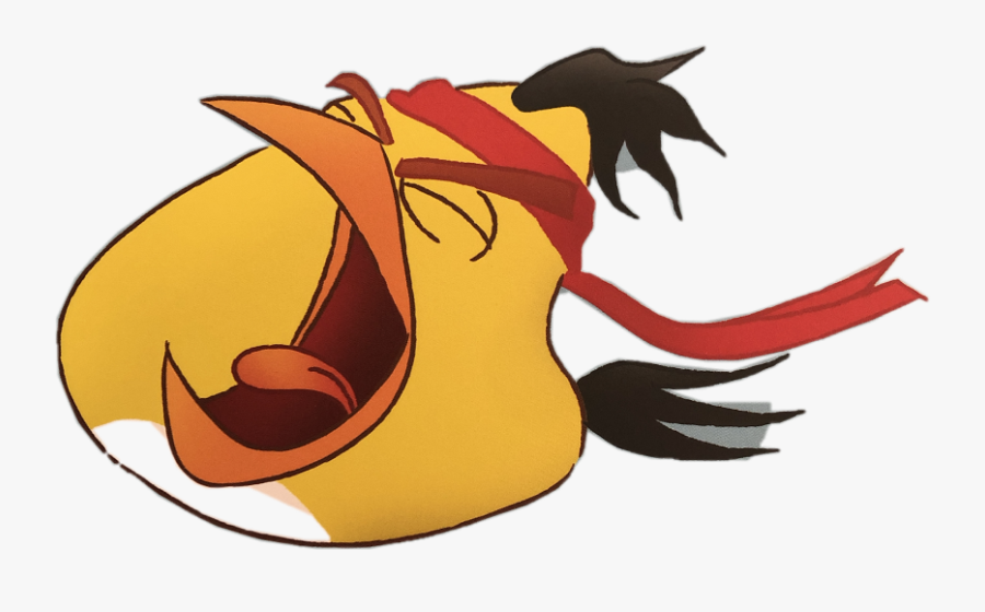 Angrybirds Chuck Freetoedit - Cartoon, Transparent Clipart