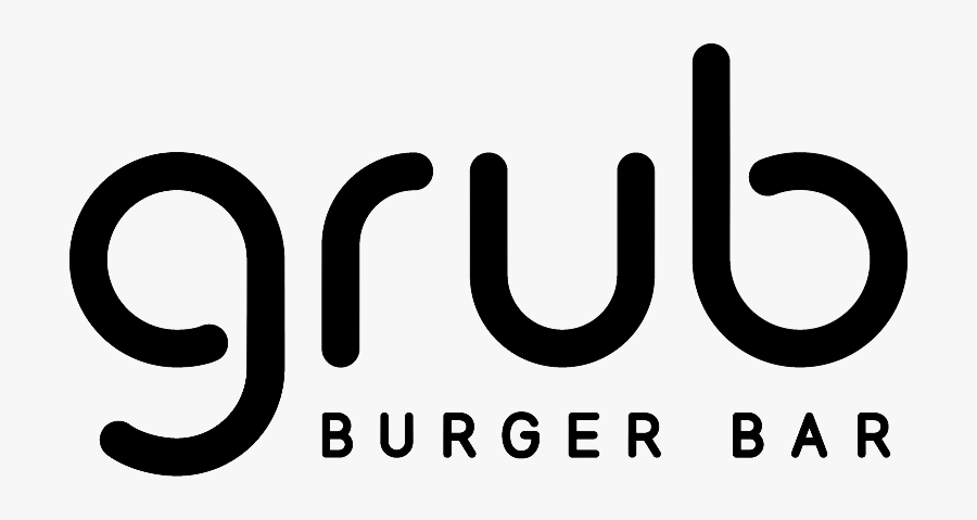 Grub Burger Bar Logo, Transparent Clipart