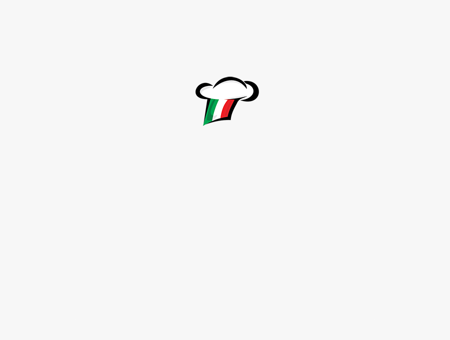 Italian Chef Hat Png - Blue Swoosh, Transparent Clipart