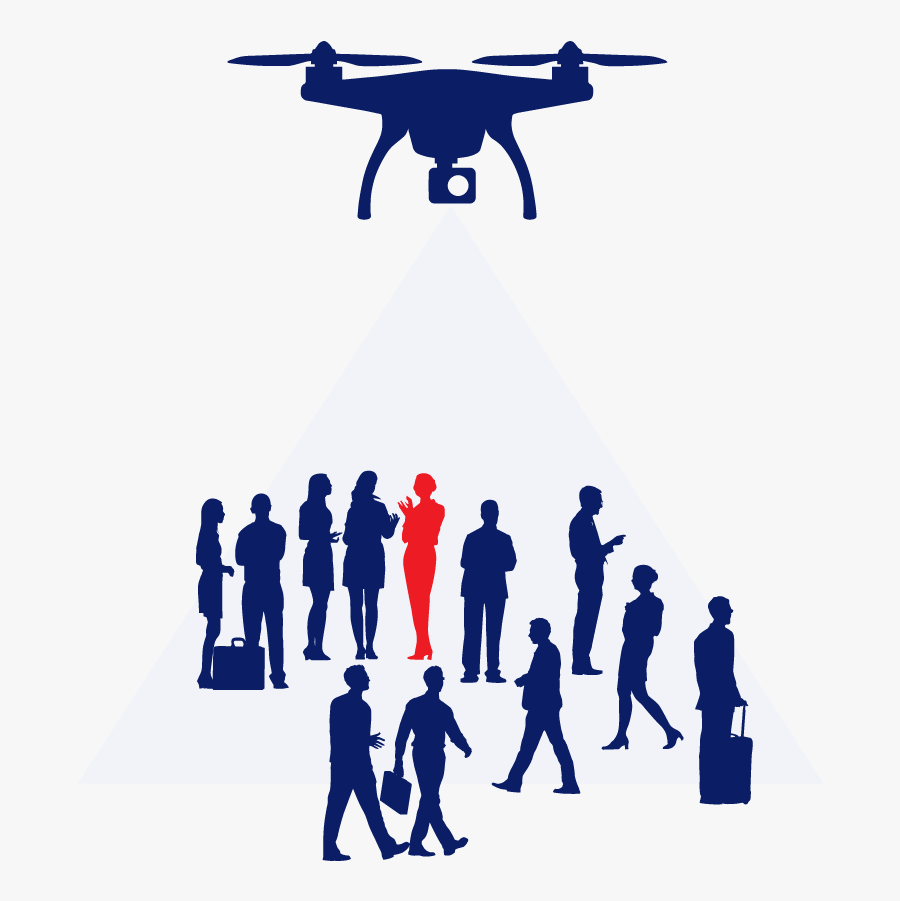 Security Imaging Of Personnel For Example For Concealed - Silhouette, Transparent Clipart