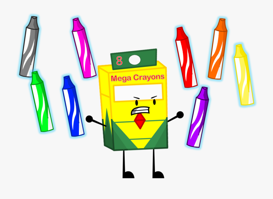 Bfdi Crayons, Transparent Clipart