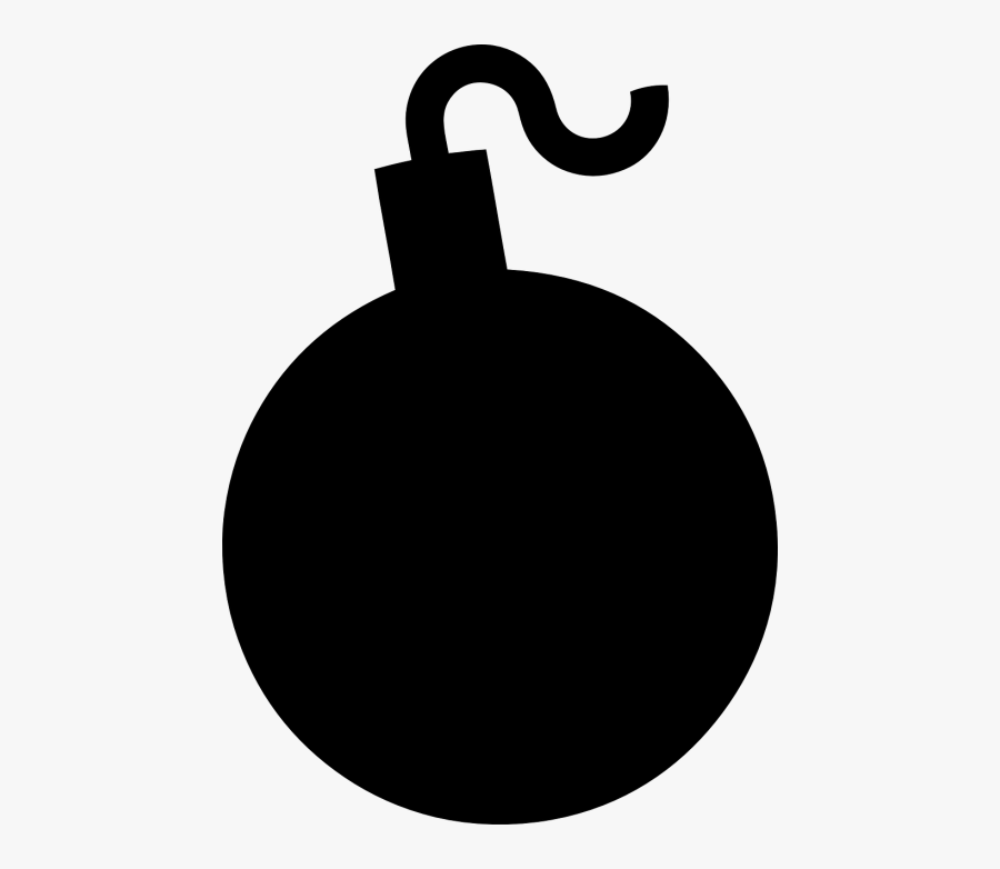 Bomb Anarchist Anarchy - Bauble Silhouette, Transparent Clipart