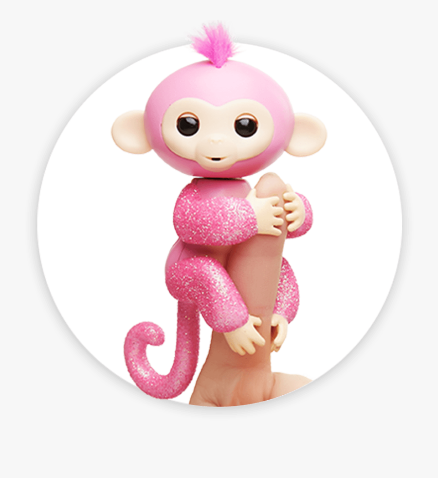 Just Like For A Christmas Cookie, There"s A Recipe - Fingerlings Monkey Glitter, Transparent Clipart