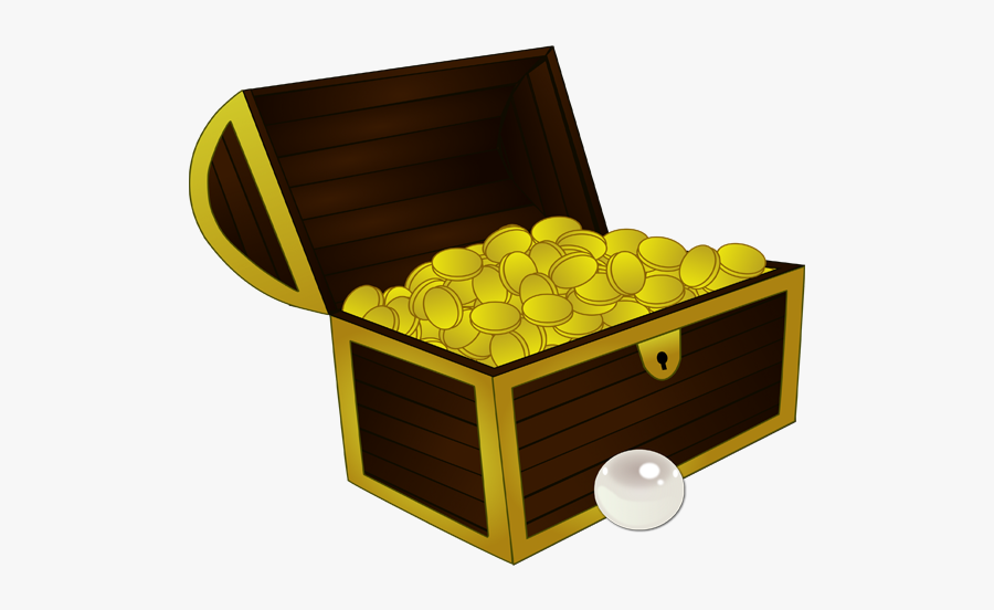 Jewel Clipart Treasure Trove - Treasure Gold Coins Clipart, Transparent Clipart