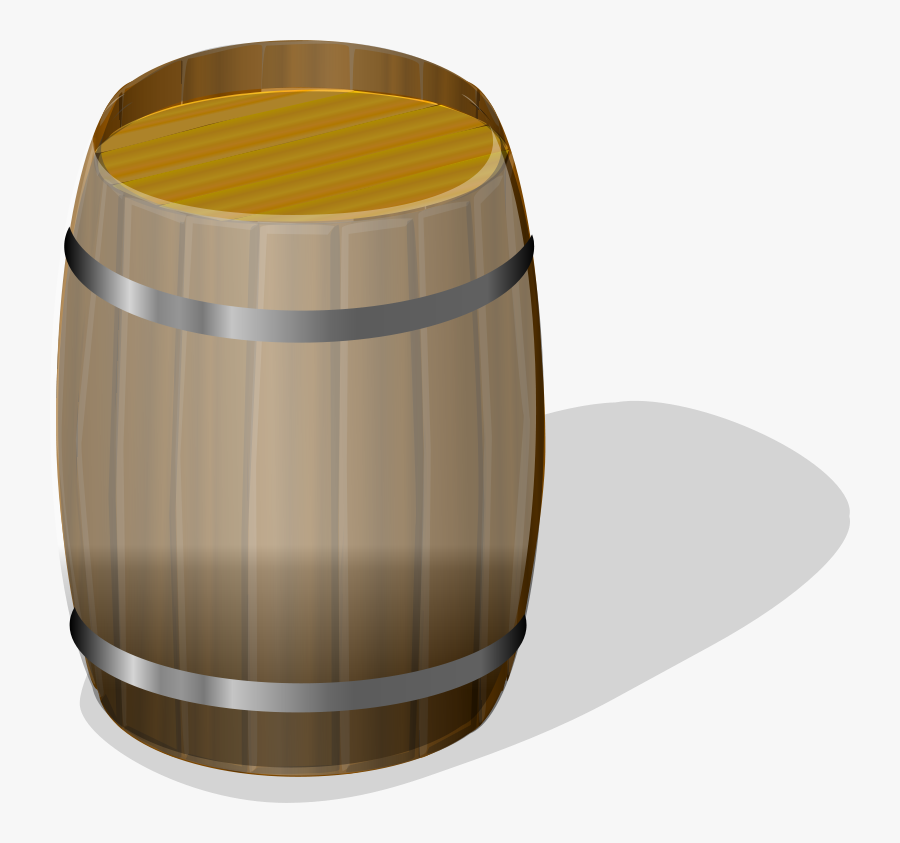 Wooden Barrel Petri Lumm 01 - Barrel Clip Art, Transparent Clipart