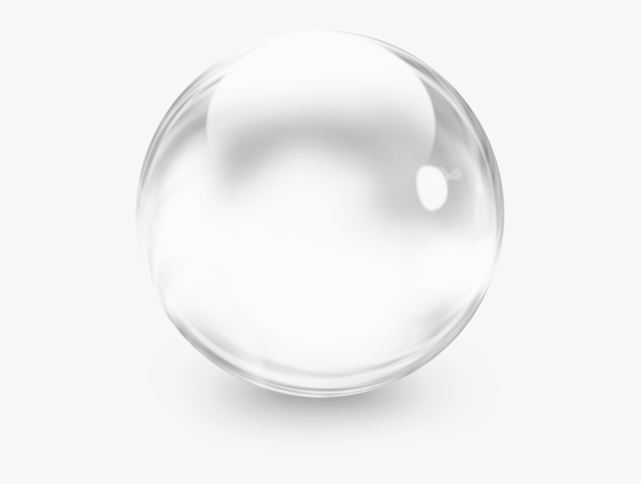 Soap Bubble Image Desktop Wallpaper Black And White - Transparent Glass Bubble Png, Transparent Clipart