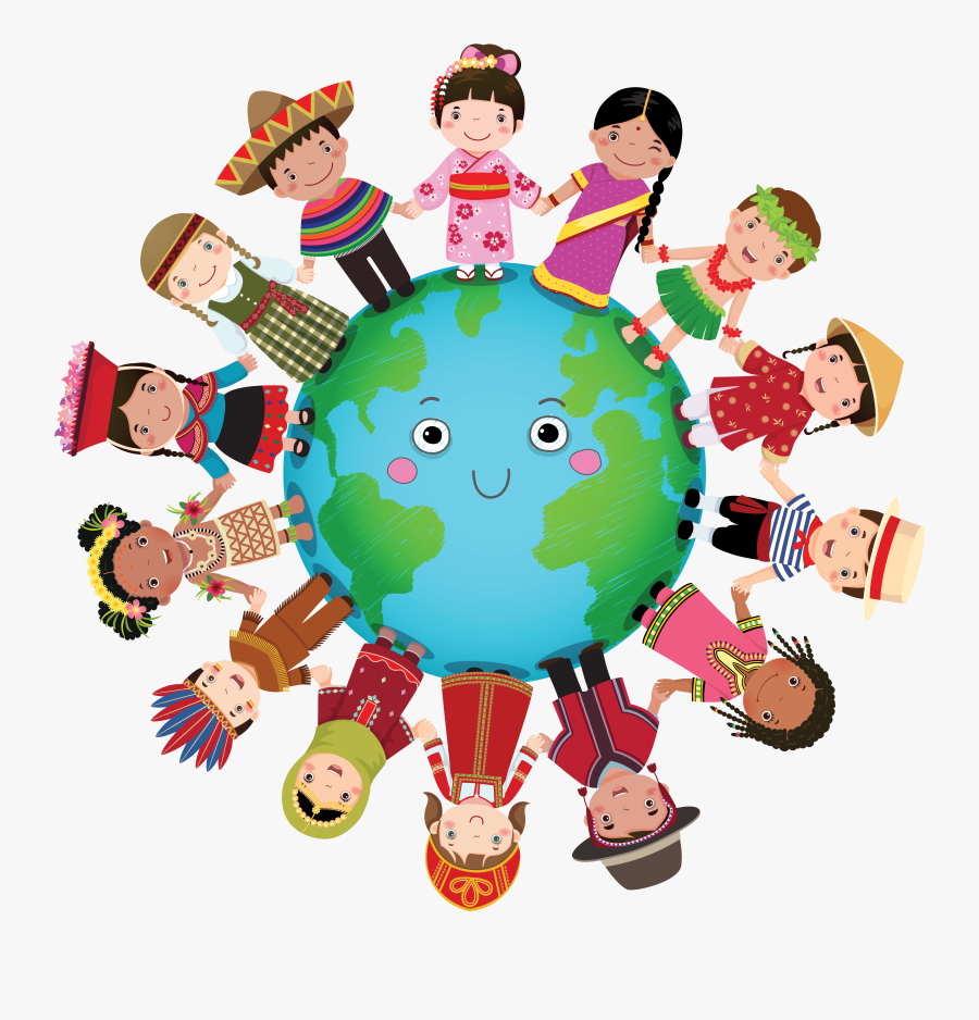 Transparent Elementary School Assembly Clipart - Multicultural Kids ... Elementary School Assembly Clipart