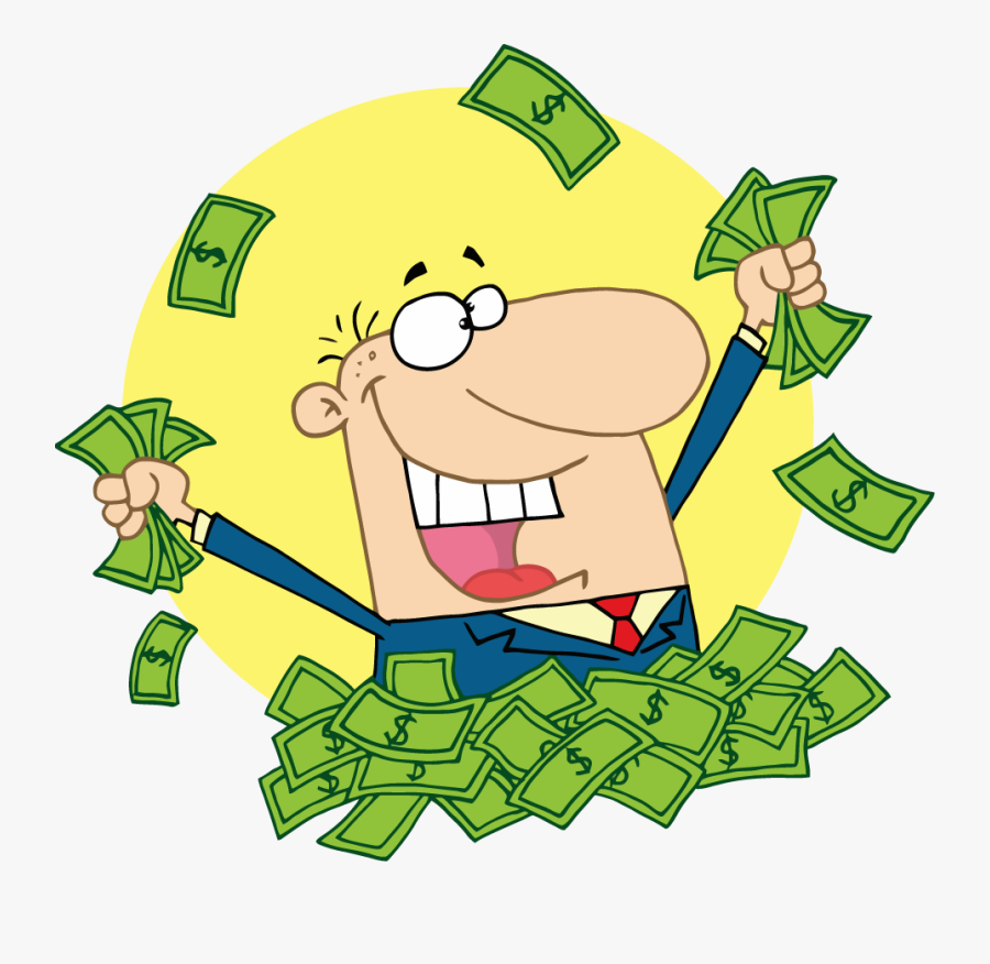 Happy Life - Cartoon Money, Transparent Clipart