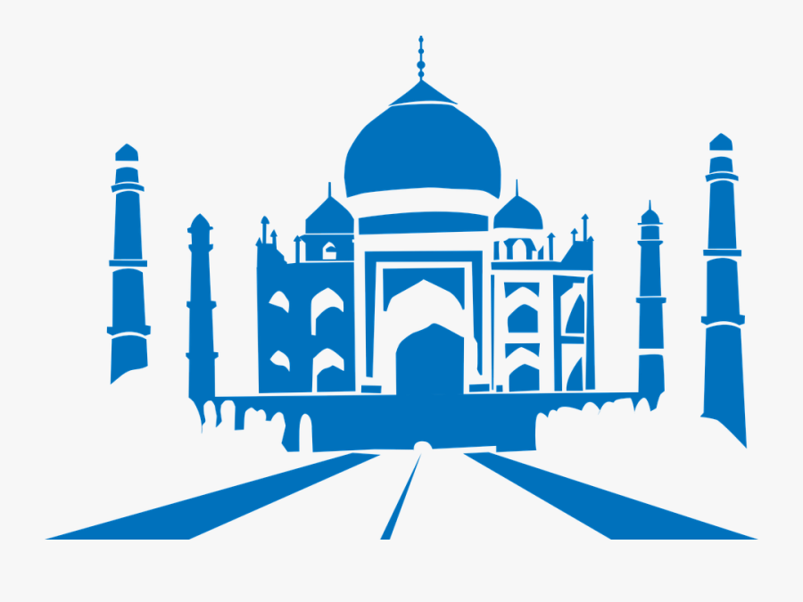 Taj Mahal Building Shadow - Taj Mahal Clip Art Png, Transparent Clipart