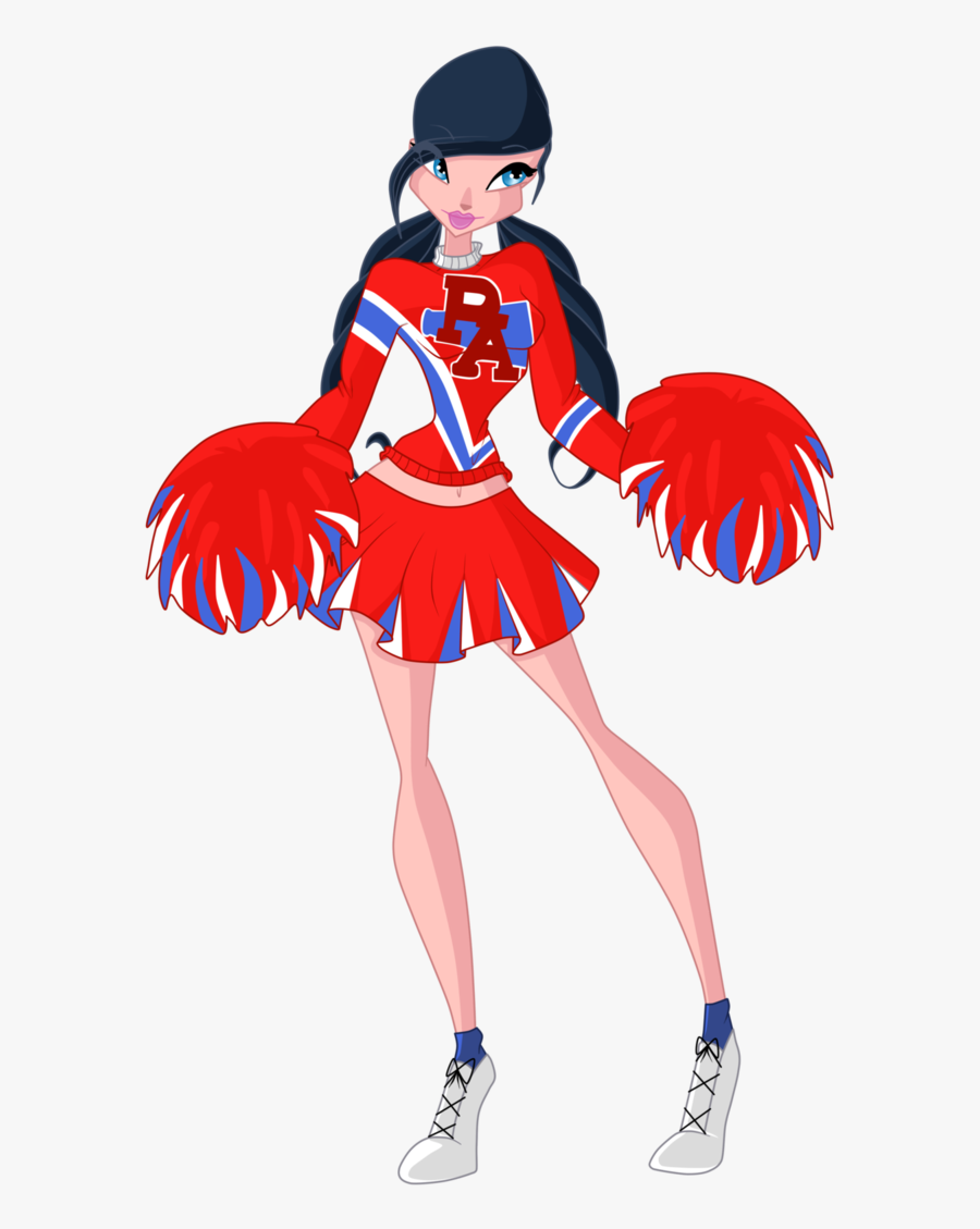 Cheerleading Clipart Base - Winx Club Cheerleaders, Transparent Clipart