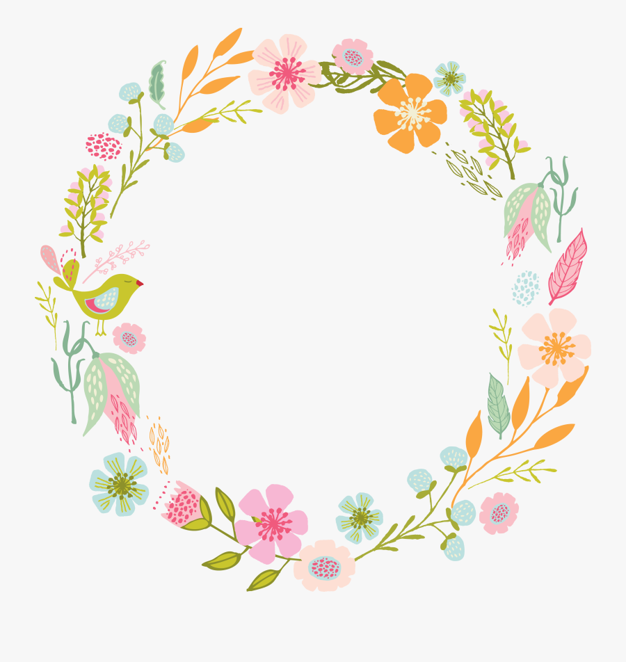 Transparent Succulent Wreath Clipart - Marcos De Flores En Png, Transparent Clipart