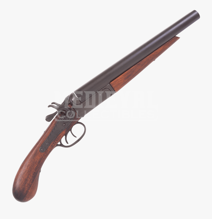 Transparent Shotgun Png - Western Double Barrel Shotgun, Transparent Clipart