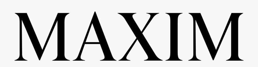 Maxim Magazine Logo Png, Transparent Clipart