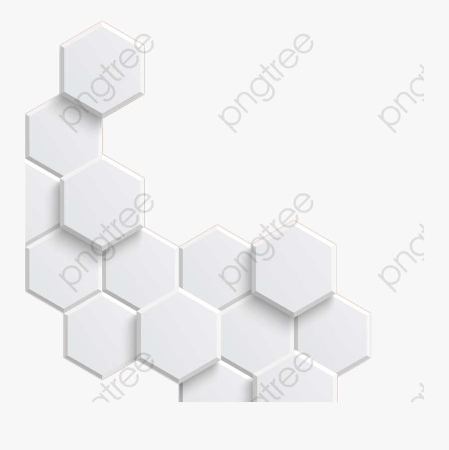 Hexagon Clipart Pattern - Hexagon, Transparent Clipart