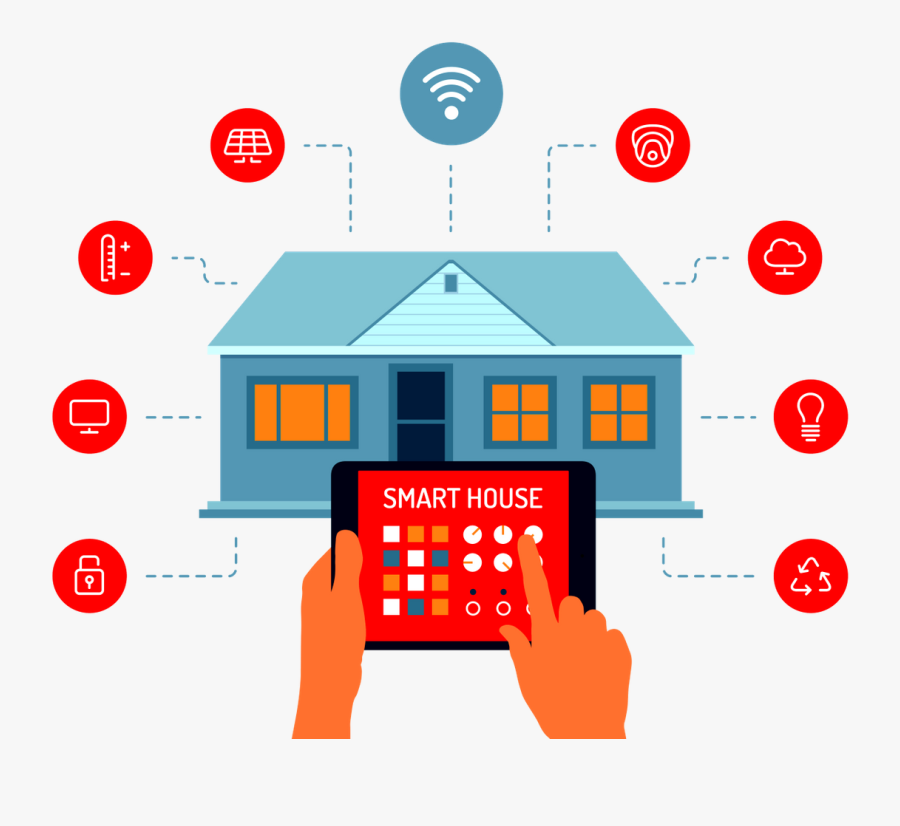 Upgrade Your Space Smart - Iot Smart Home, Transparent Clipart