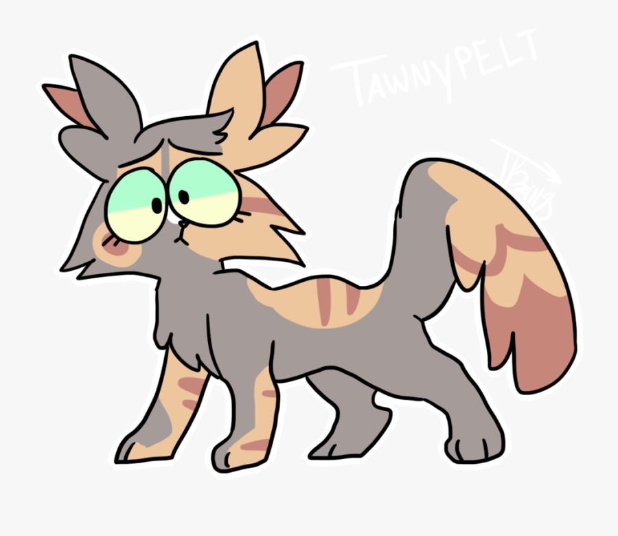 Tawnypelt By Seagull-city Cat Character, Warrior Cats, - Warrior Cat Art, Transparent Clipart