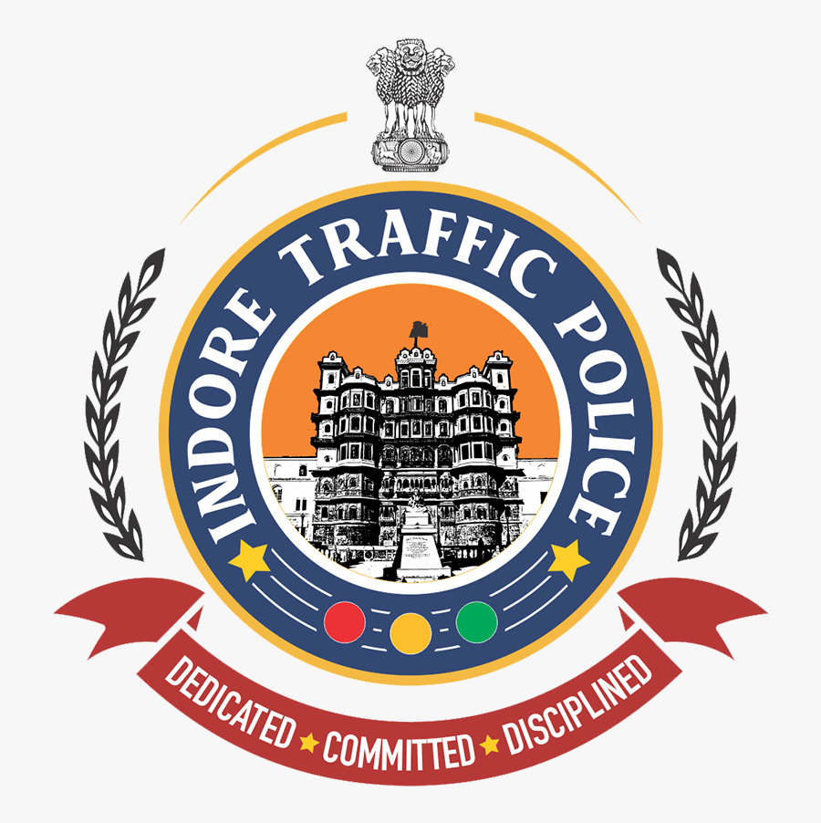 Indore Traffic Police Logo, Transparent Clipart