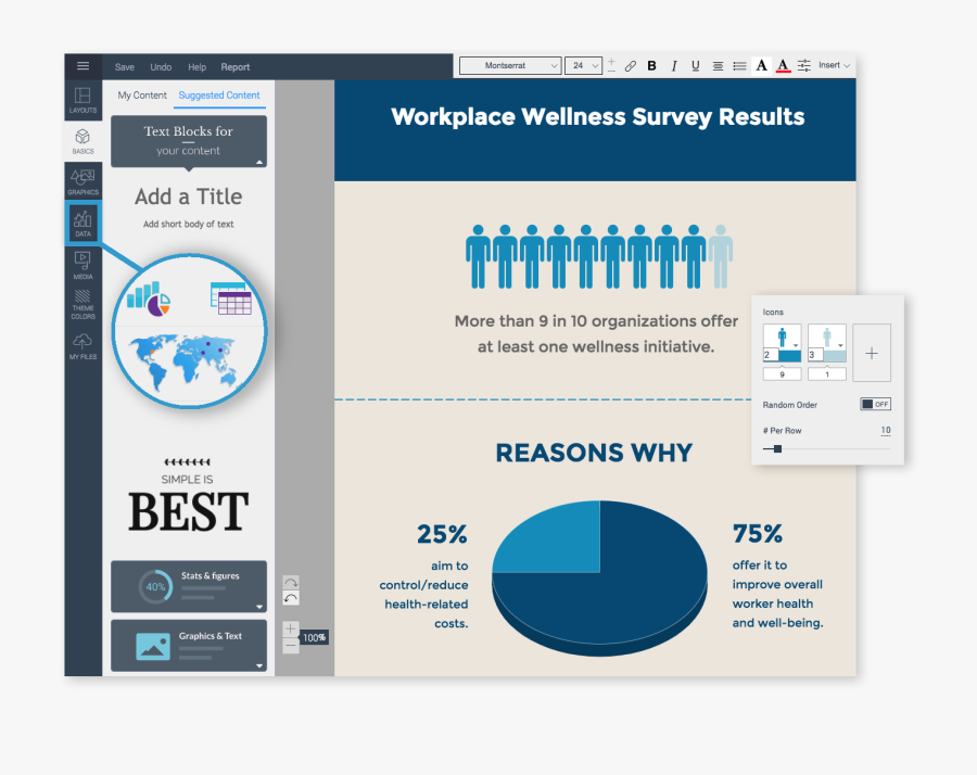 Graph Clipart Survey Data - Customer Survey Report Template, Transparent Clipart