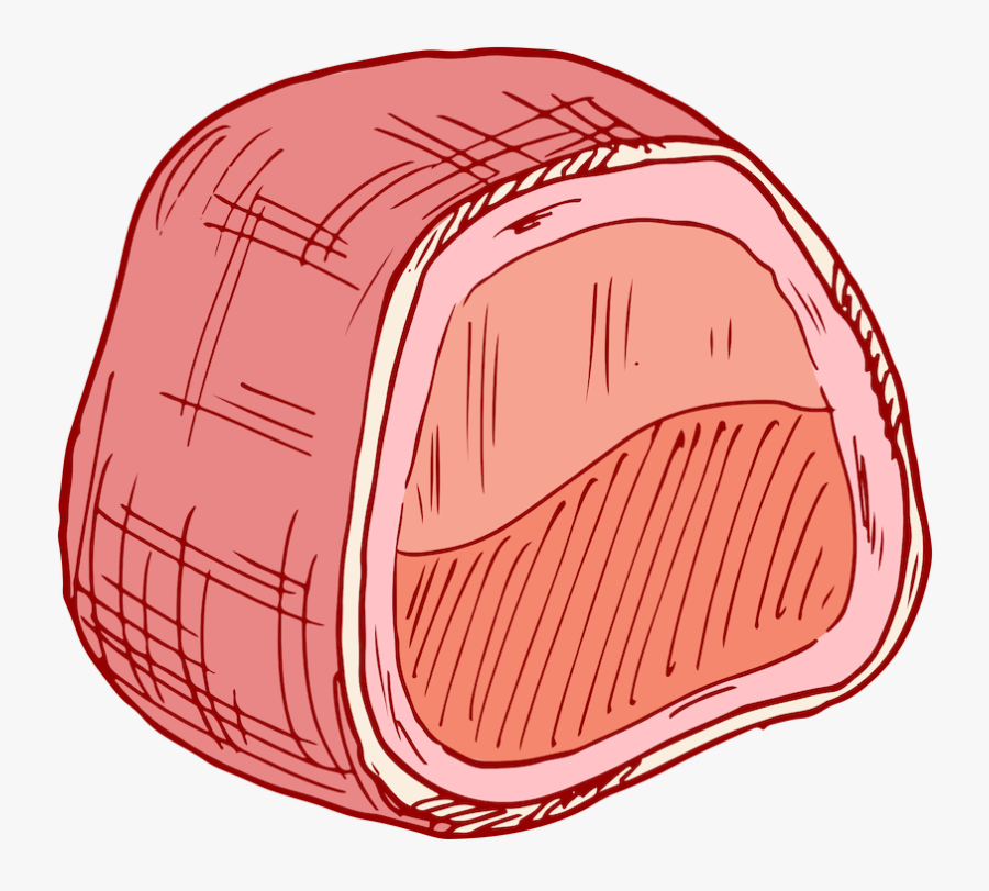 Turkey Ham, Transparent Clipart