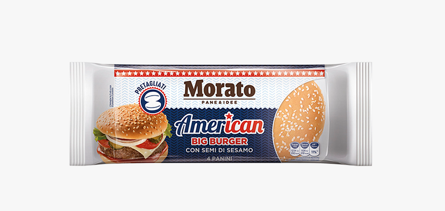 Clip Art Sanduche Americano - American Big Burger Morato, Transparent Clipart