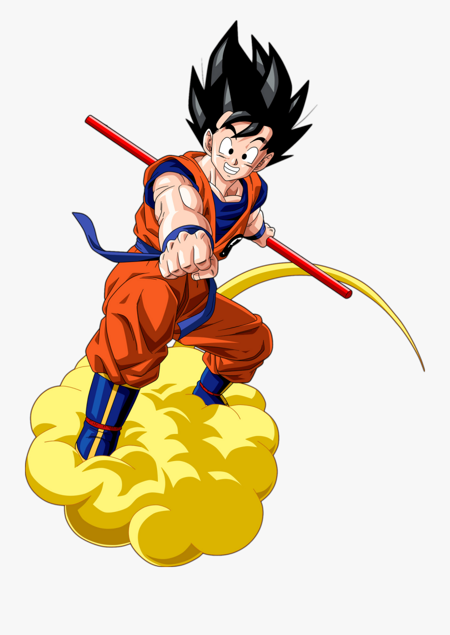 Goku On Cloud - Dragon Ball Z Png, Transparent Clipart