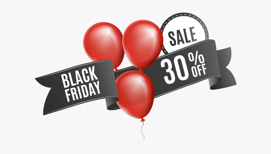 Black Friday Png - Balloon, Transparent Clipart