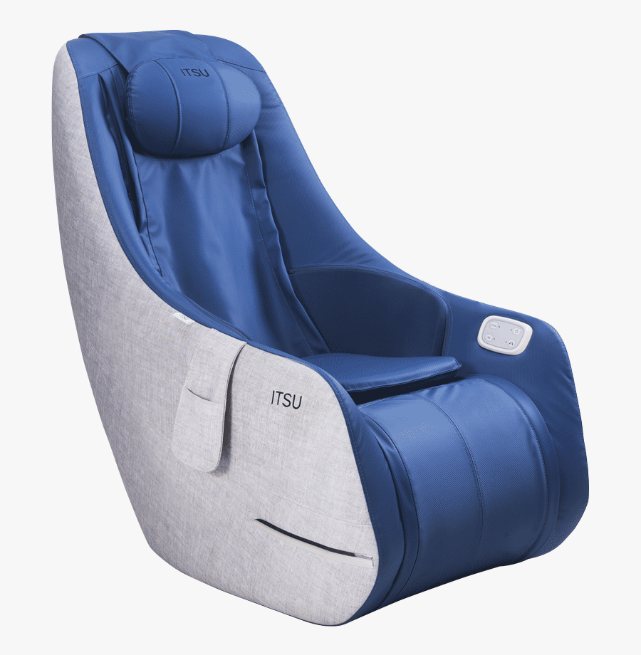 Massage Chair Itsu Pandora Blue, Transparent Clipart