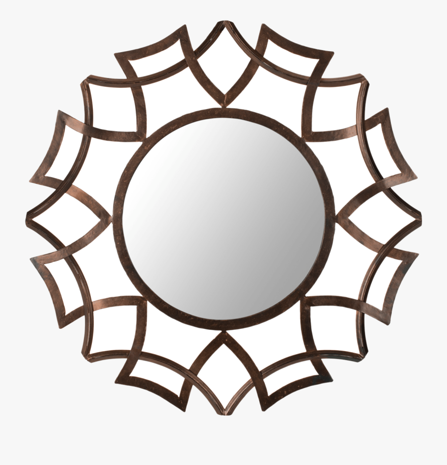 Safavieh Inca Copper Bronze 35-inch Sunburst Mirror, - Hollywood Regency Style Starburst Mirror, Transparent Clipart