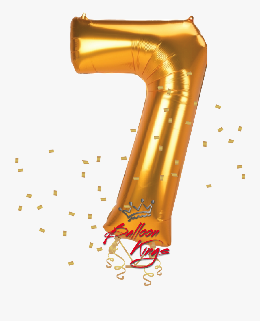 Gold Jumbo Number, Transparent Clipart