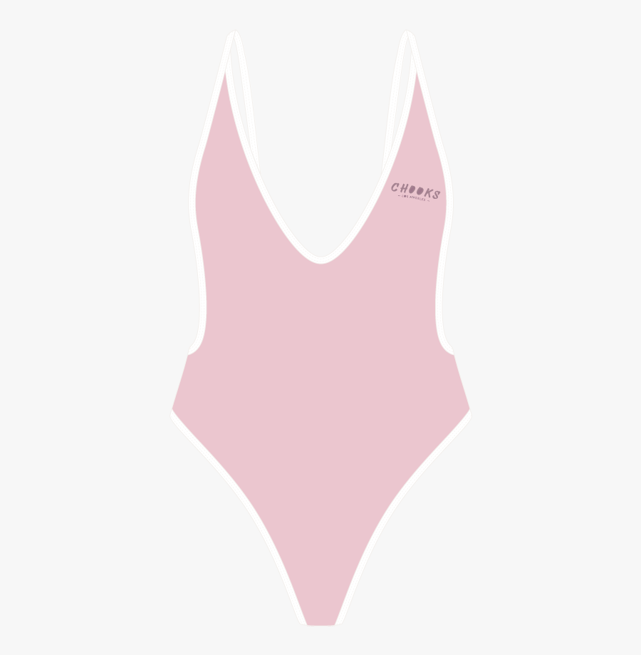 Pearl Pink Retro One-piece - Maillot, Transparent Clipart
