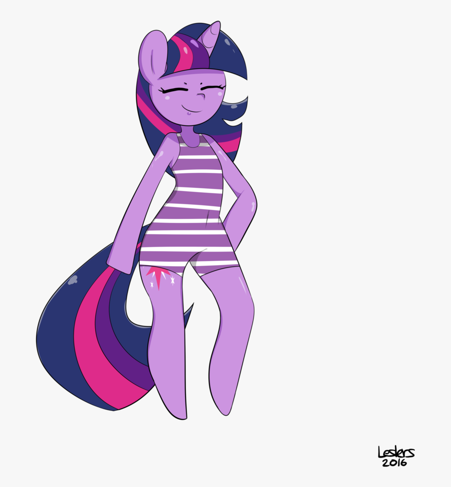 Leslers, Clothes, Eyes Closed, One-piece Swimsuit, - Cartoon, Transparent Clipart