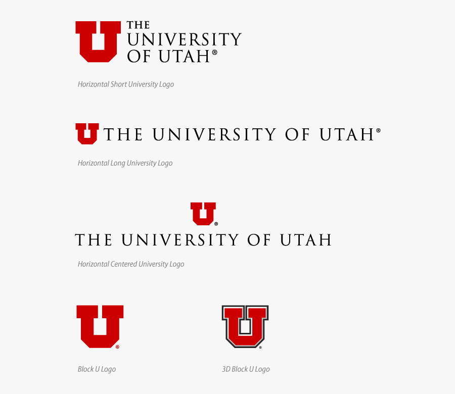 Logo Alternative U - University Of Utah, Transparent Clipart