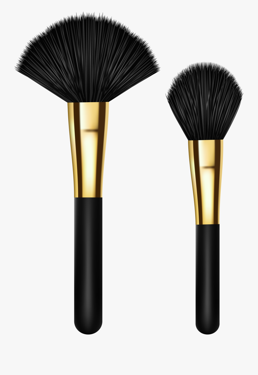 Face Brushes Transparent Image - Makeup Brushes Png Transparent, Transparent Clipart